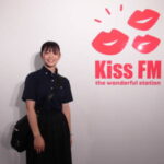 KissFMのスタジオでＣＭ収録