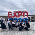 万博会場で表彰式